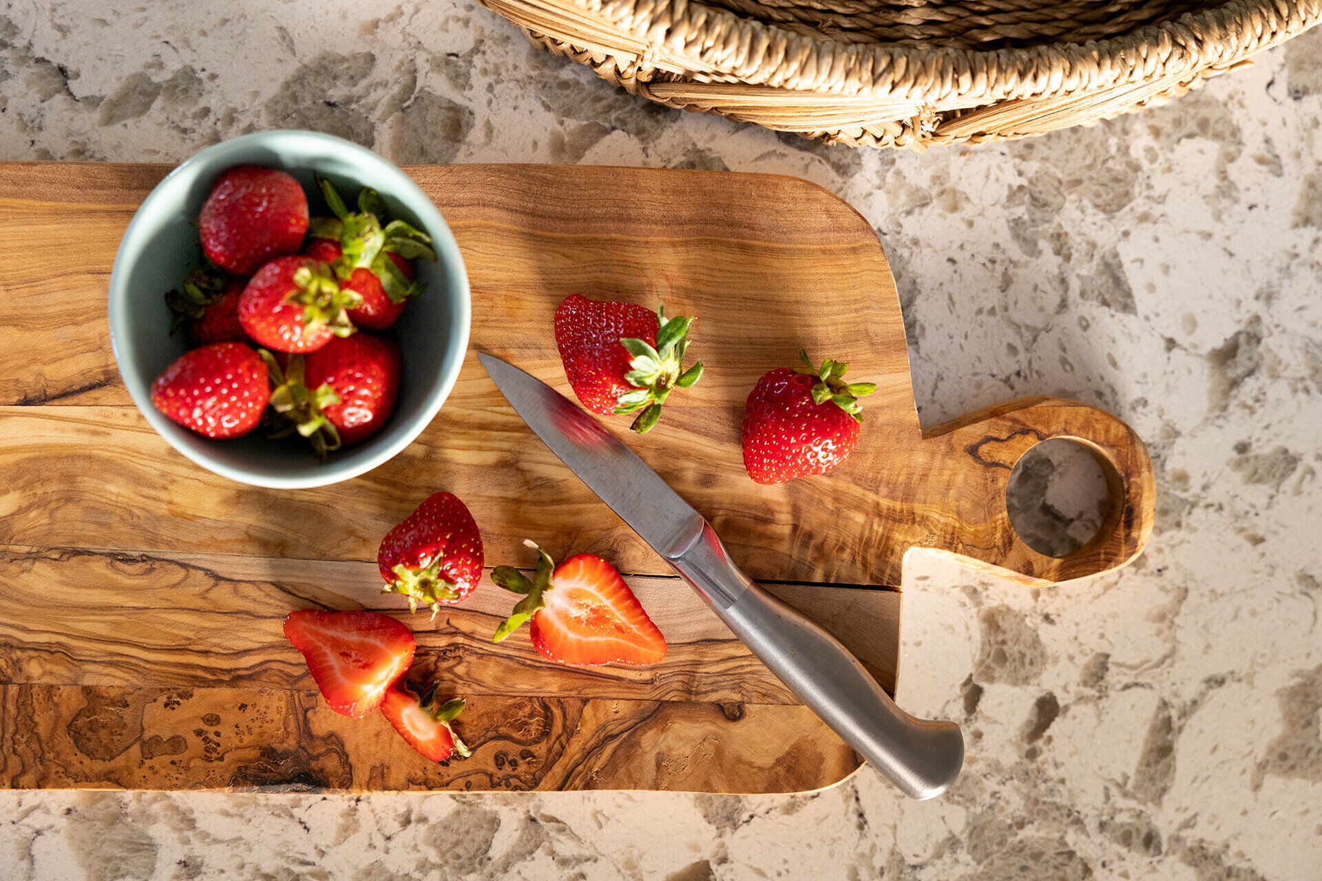 Utility room with storage and cleaning supplies